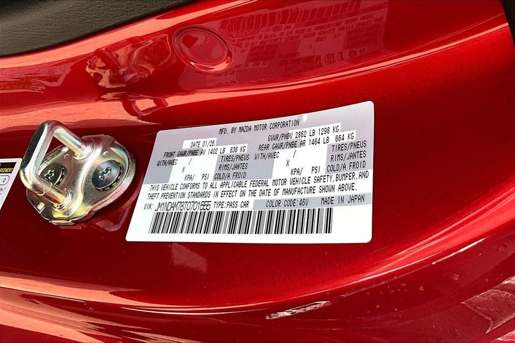 2026 Mazda Mazda MX-5 Miata RF Grand Touring