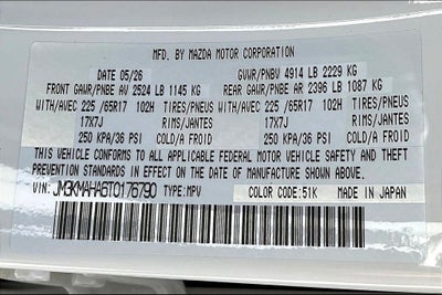 2026 Mazda Mazda CX-5 2.5 S