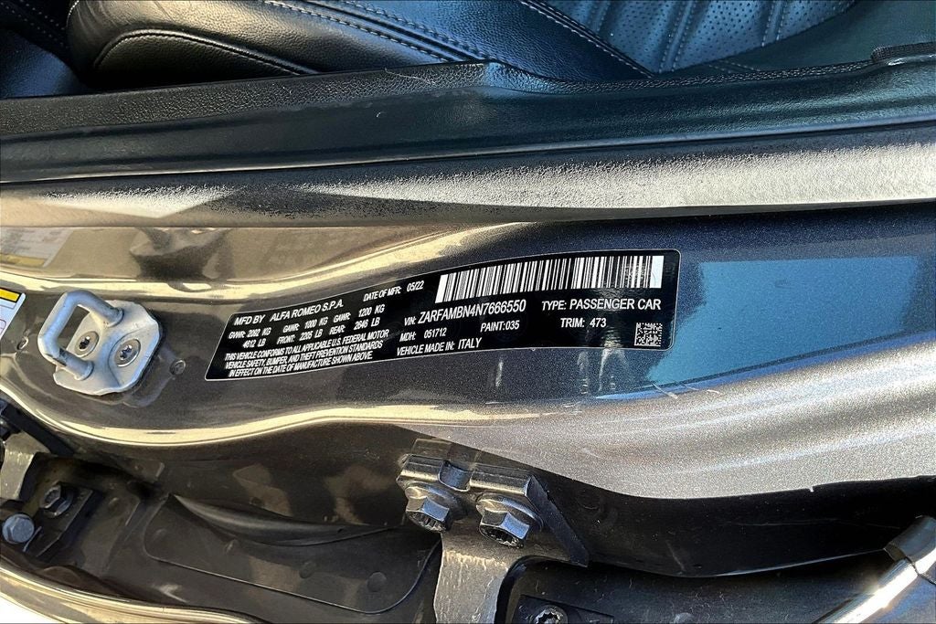 2022 Alfa Romeo Giulia Veloce