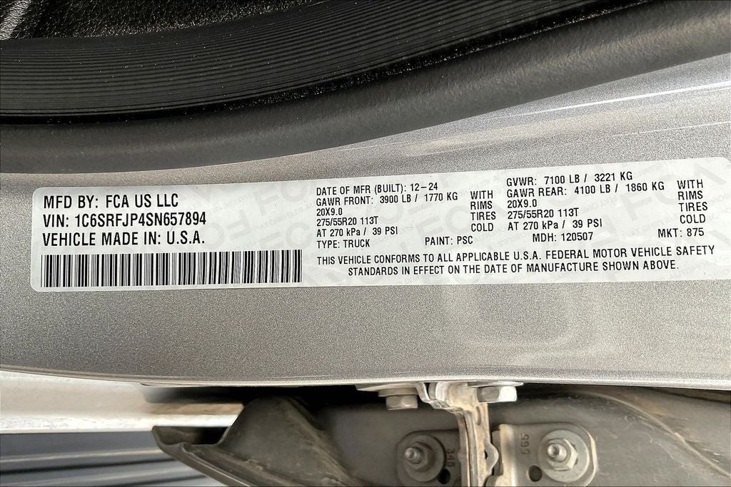 2025 RAM 1500 Laramie