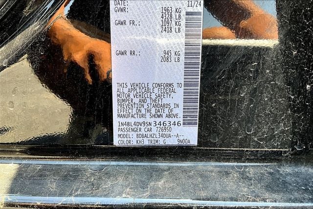 2025 Nissan Altima 2.5 SV