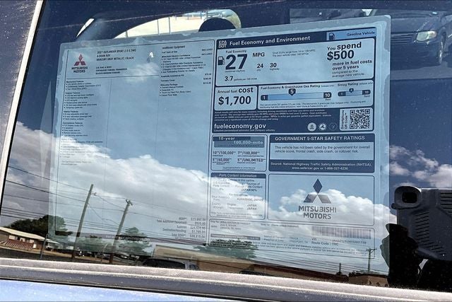 2027 Mitsubishi Outlander Sport 2.0 S