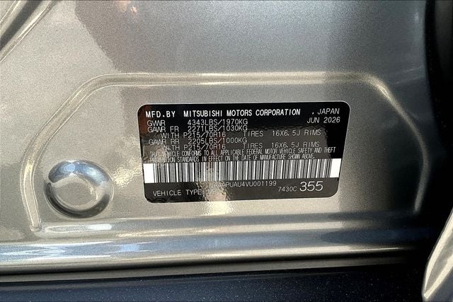 2027 Mitsubishi Outlander Sport 2.0 S