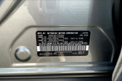 2027 Mitsubishi Outlander Sport 2.0 ES