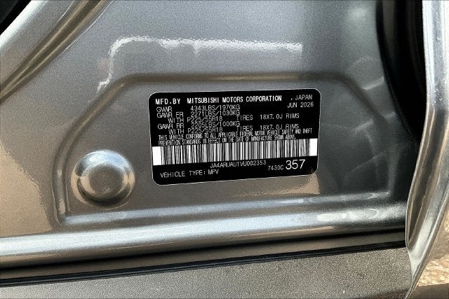 2027 Mitsubishi Outlander Sport 2.0 ES