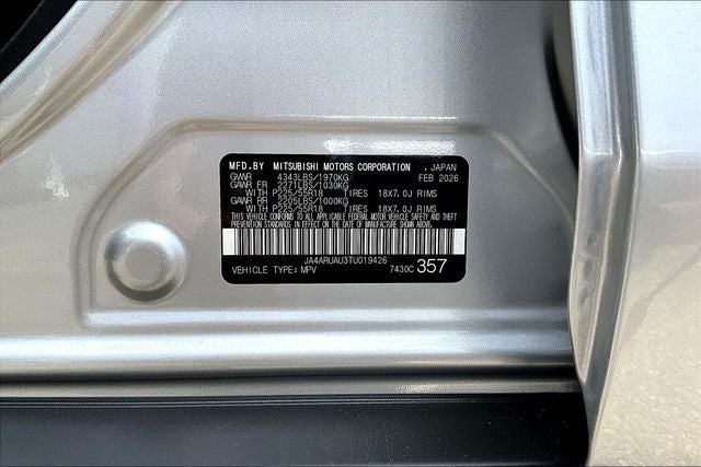 2026 Mitsubishi Outlander Sport 2.0 ES