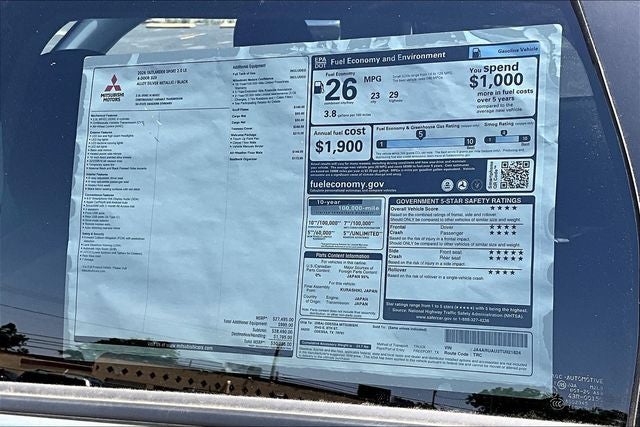 2026 Mitsubishi Outlander Sport 2.0 LE