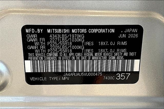 2027 Mitsubishi Outlander Sport 2.0 ES