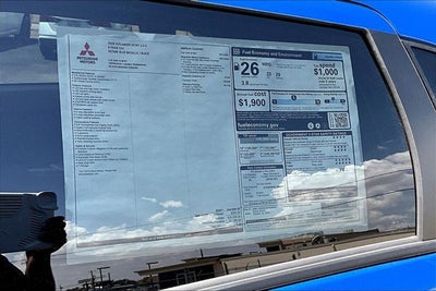 2026 Mitsubishi Outlander Sport 2.0 S