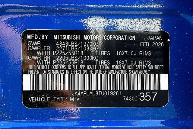 2026 Mitsubishi Outlander Sport 2.0 ES