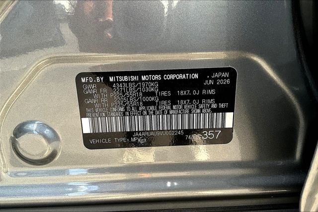 2027 Mitsubishi Outlander Sport 2.0 SE