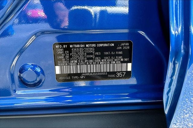 2027 Mitsubishi Outlander Sport 2.0 LE