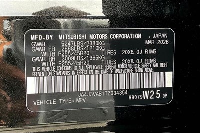 2026 Mitsubishi Outlander SE