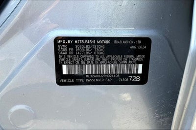 2024 Mitsubishi Mirage ES