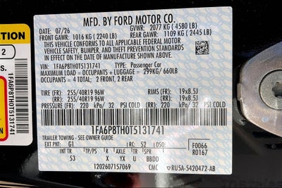 2026 Ford Mustang EcoBoost Premium