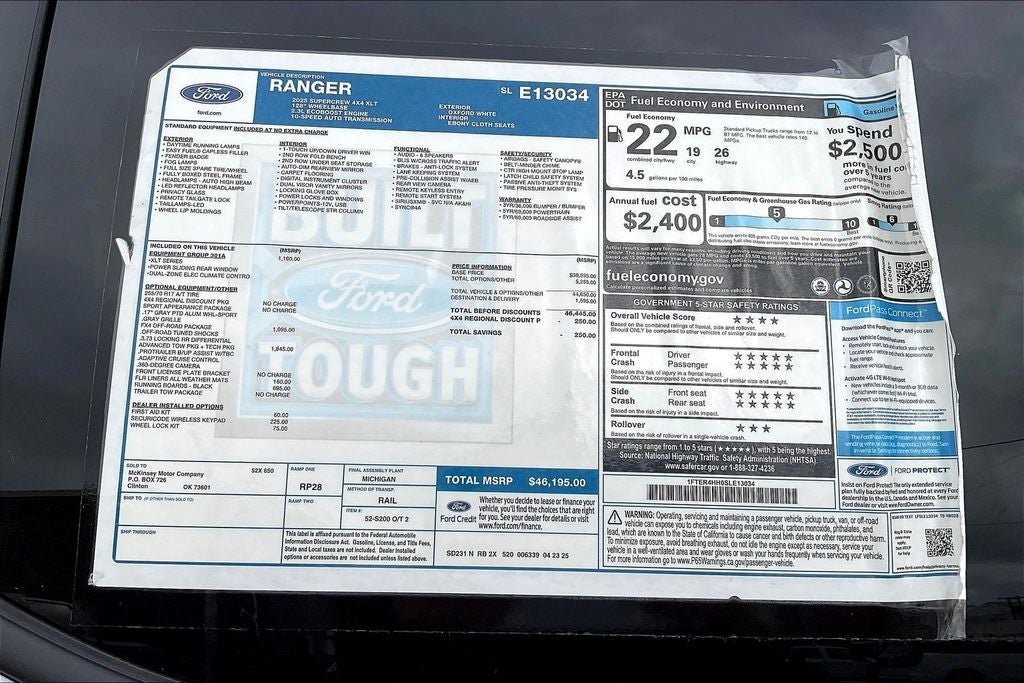 2025 Ford Ranger XLT