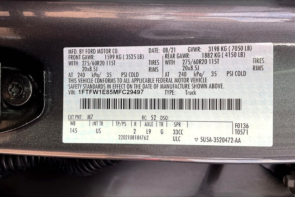2021 Ford F-150 XLT