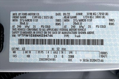 2022 Ford F-150 Lariat