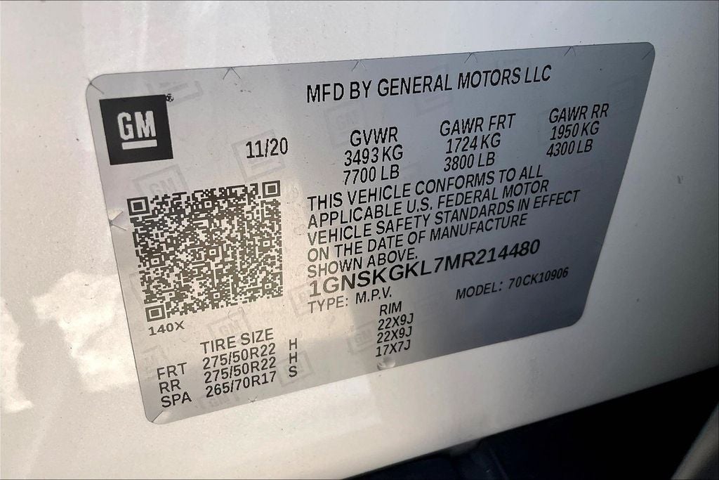 2021 Chevrolet Suburban High Country