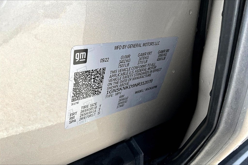 2022 Chevrolet Tahoe LT