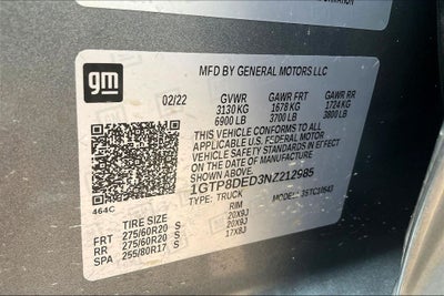 2022 GMC Sierra 1500 Limited SLT