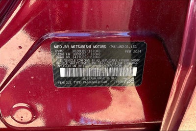 2024 Mitsubishi Mirage ES