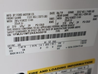 2019 Ford Expedition Platinum 4X4