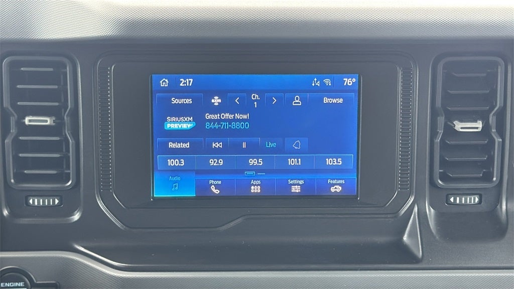 2022 Ford Bronco Base 4X4 4 DOOR SUV