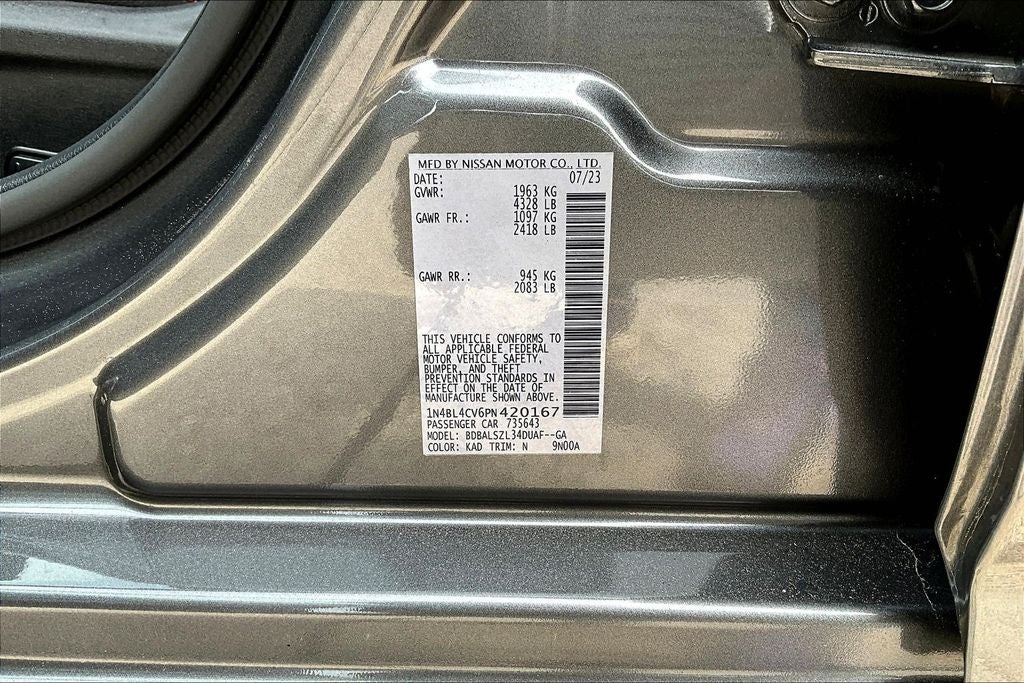 2023 Nissan Altima 2.5 SR