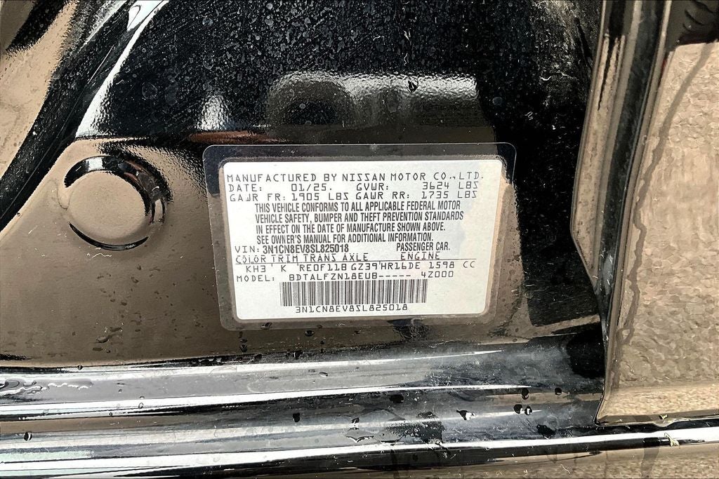 2025 Nissan Versa 1.6 SV