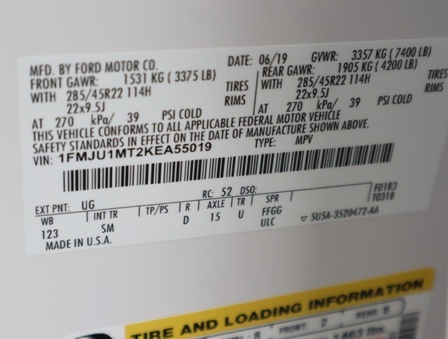 2019 Ford Expedition Platinum 4X4