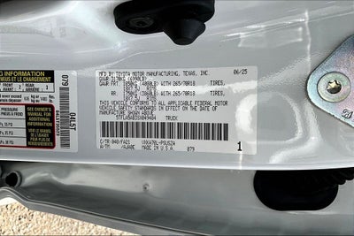 2025 Toyota Tundra SR5