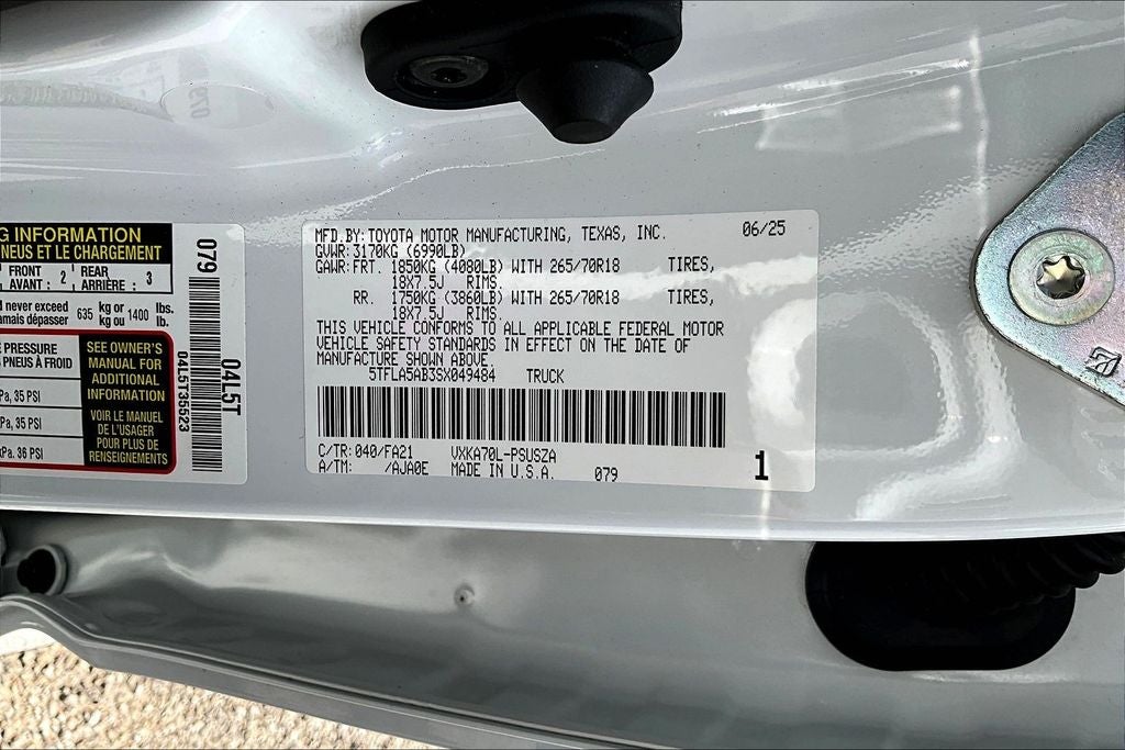 2025 Toyota Tundra SR5