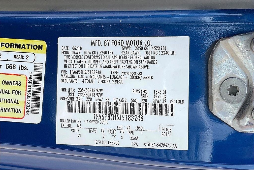 2018 Ford Mustang EcoBoost