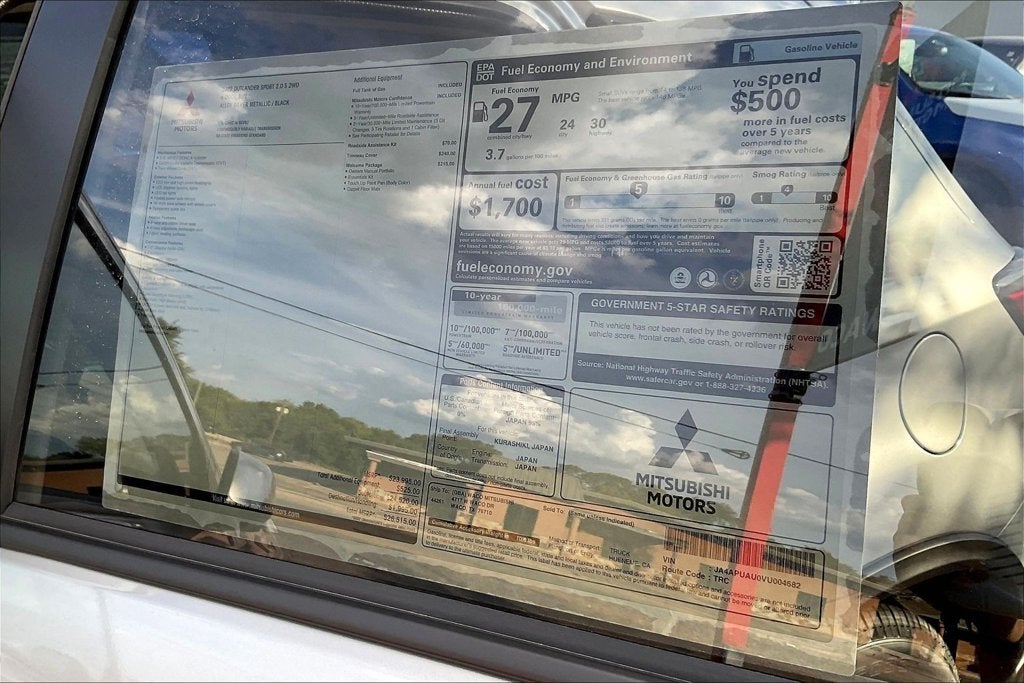 2027 Mitsubishi Outlander Sport 2.0 S