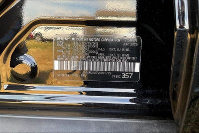 2027 Mitsubishi Outlander Sport 2.0 SE