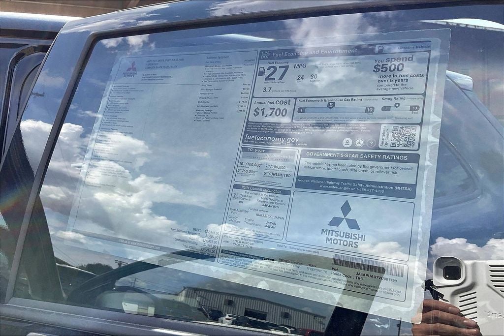 2027 Mitsubishi Outlander Sport 2.0 SE