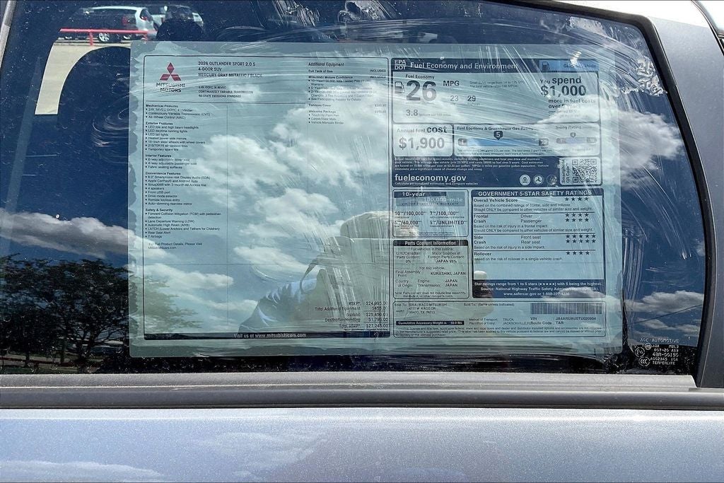 2026 Mitsubishi Outlander Sport 2.0 S