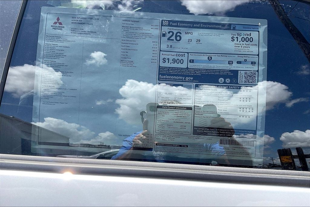 2026 Mitsubishi Outlander Sport 2.0 ES
