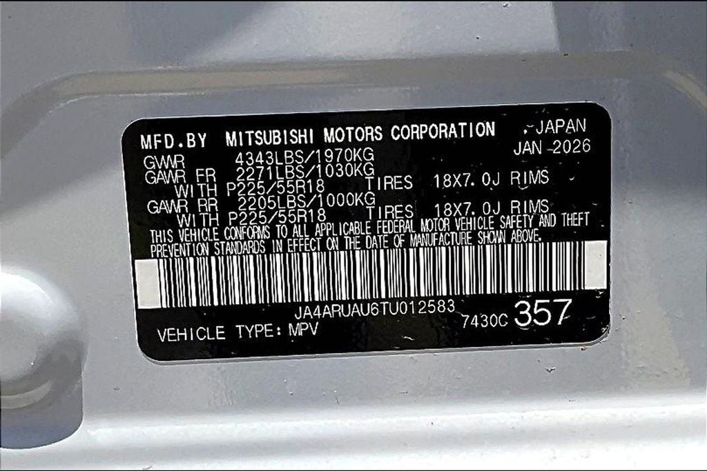 2026 Mitsubishi Outlander Sport 2.0 ES