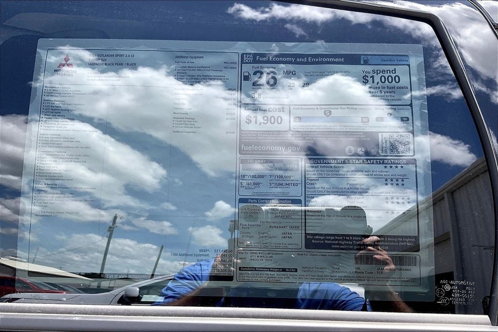2026 Mitsubishi Outlander Sport 2.0 LE
