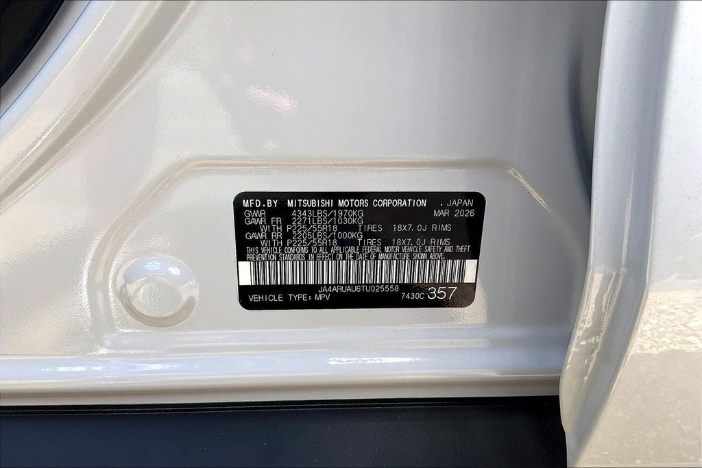 2026 Mitsubishi Outlander Sport 2.0 LE