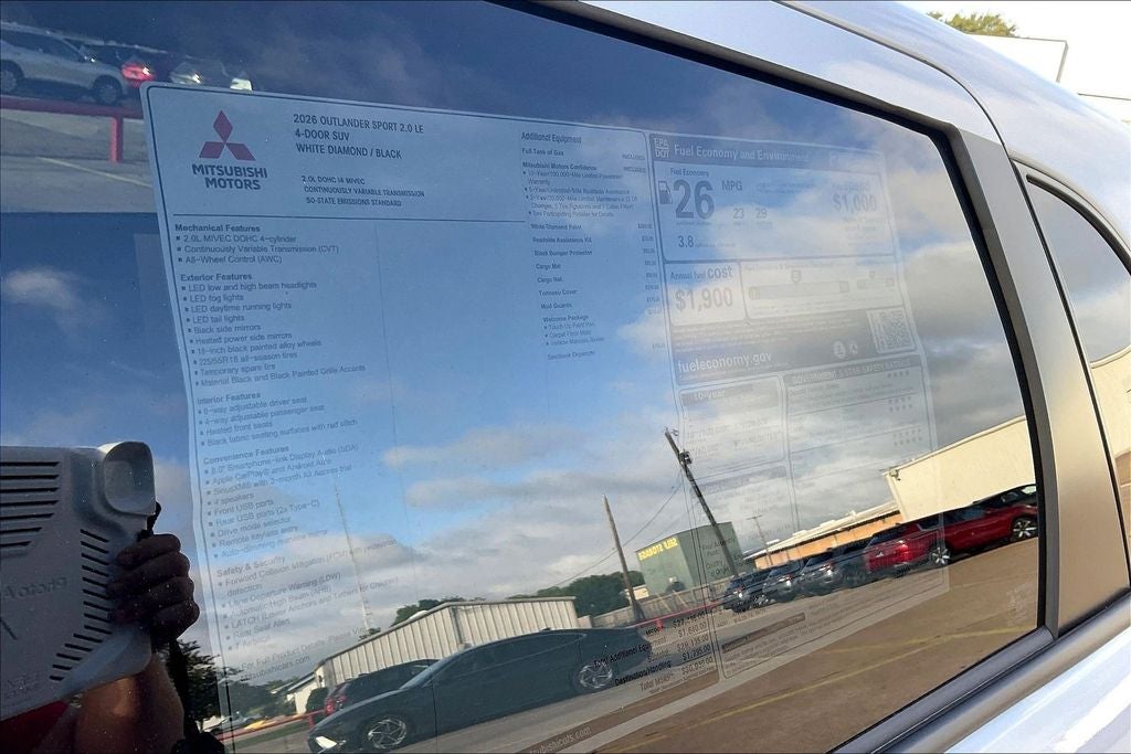 2026 Mitsubishi Outlander Sport 2.0 LE