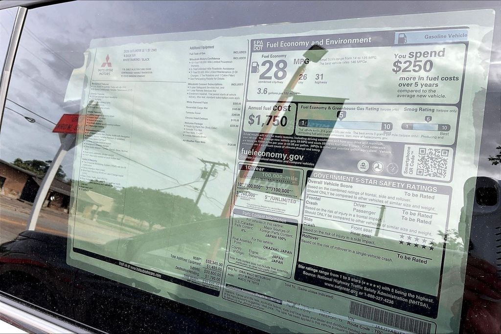 2026 Mitsubishi Outlander LE