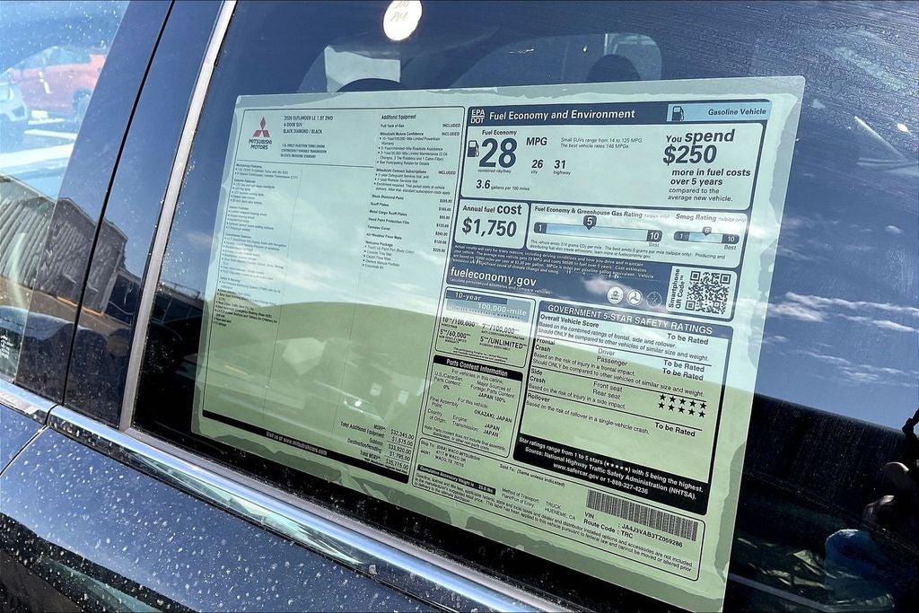 2026 Mitsubishi Outlander LE