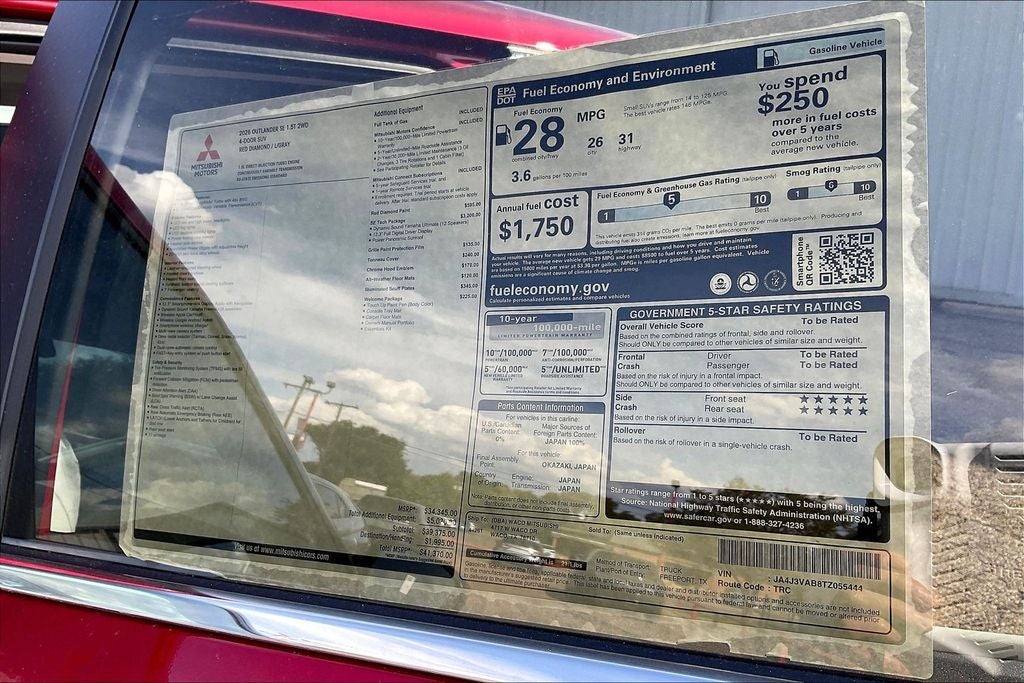 2026 Mitsubishi Outlander SE