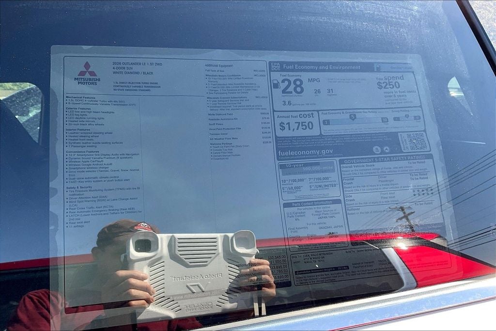 2026 Mitsubishi Outlander LE