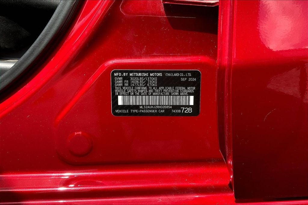 2024 Mitsubishi Mirage ES