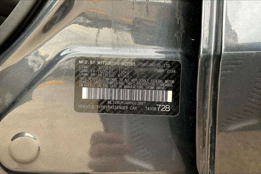 2024 Mitsubishi Mirage ES