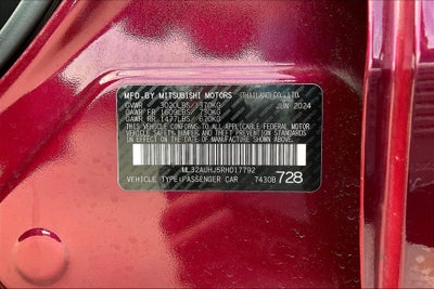 2024 Mitsubishi Mirage ES